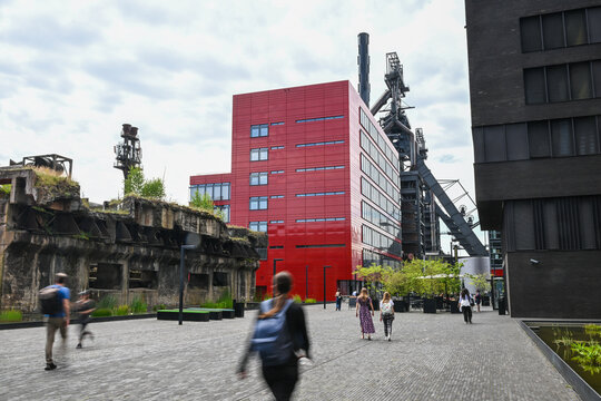 Europe Grand duch&eacute; de Luxembourg Esch sur Alzette Belval universit&eacute; Belvaux ancien laminoir industrie
