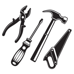 set of tools vector
