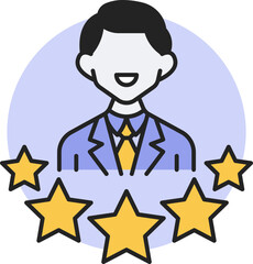 Rating Illustration Icon