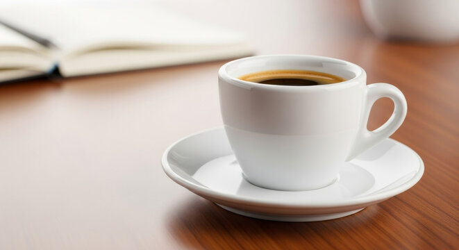 Strong Espresso Shot in a Ceramic Cup