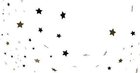 Obraz premium Falling Stars Confetti Background