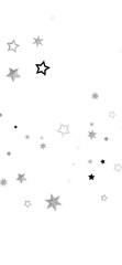 Abstract background with gray and black stars. Perfect for festive designs.
