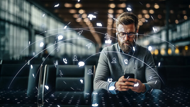 mobile communication in travel setting