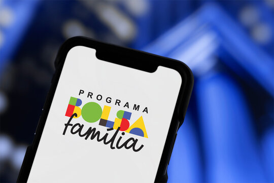Guilherand-Granges, France - July 11, 2025. Bolsa Fam&iacute;lia is Brazil's largest social welfare program, offering financial aid to low-income families.