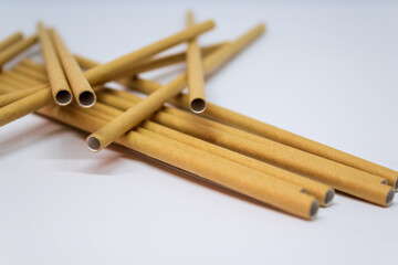 Kraft paper straws for cocktails, drinks, coffee