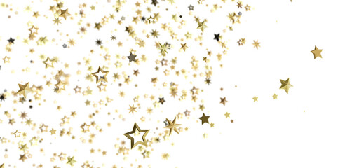 Sparkling gold stars on white. Perfect for celebrations, holidays, and more!