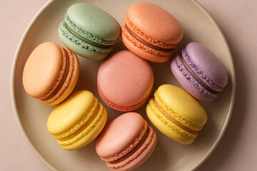 Fototapeta premium Colorful Macarons