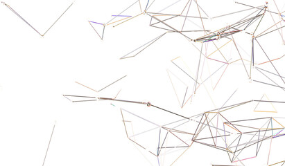 Modern abstract background with interconnected lines and nodes. Ideal for tech, network, or connectivity concepts.