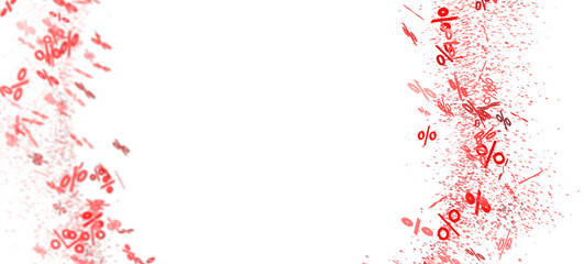 Abstract background with red percentage symbols. Perfect for sale banners, discount promotions, and marketing materials.