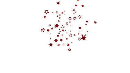 Red Star Burst Background
