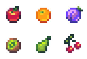 Pixel Food & Fruit Pack