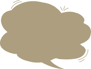 speech bubble cloud icon