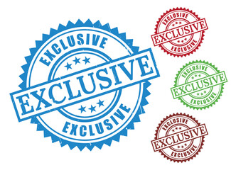 Luxury Product Approval Seals, Exclusive Grunge Rubber Stamp Vectors  
