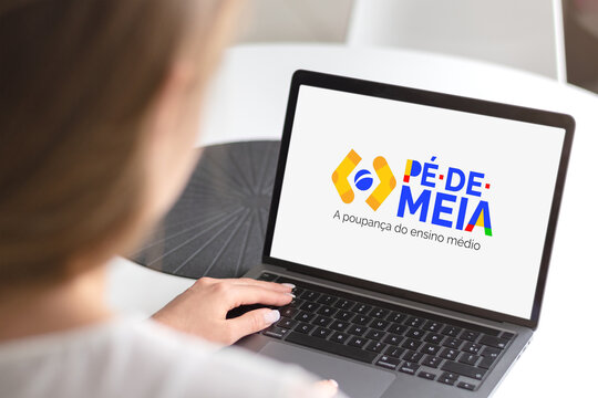Guilherand-Granges, France - July 11, 2025. P&eacute;-de-Meia is a Brazilian government program offering financial incentives to public high school students to support school attendance and completion.
