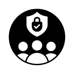 User group account icon. Avatar symbol