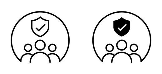 Obraz premium User group account icon. Avatar symbol