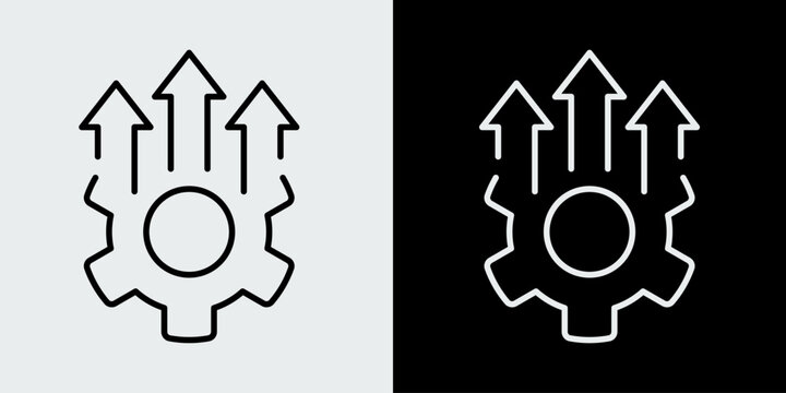 Production increase icon