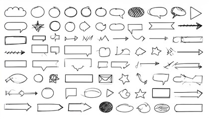 Hand-drawn graphic elements (20)