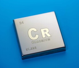 Chromium Hard, shiny metal; resistant to corrosion.