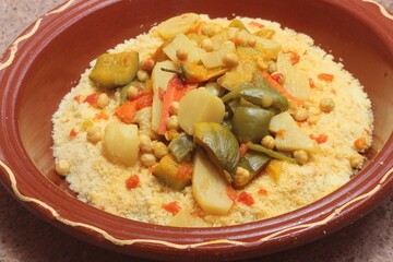 Fresh Couscous Close Up