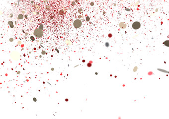Falling confetti, festive background, celebration, party, design element.