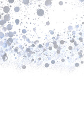 Abstract silver glitter bokeh background. Perfect for holidays, celebrations, and festive designs.