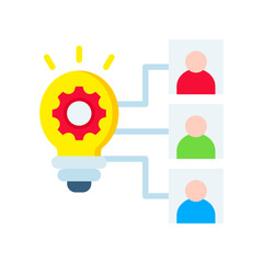 Structure flat color icon