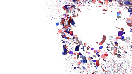 Festive confetti burst, perfect for celebrations, party invitations, and celebratory designs.  Download now!