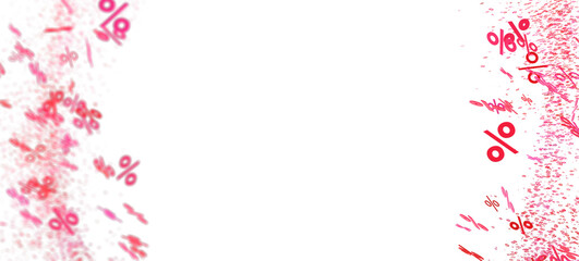 Abstract background with pink percentage signs. Perfect for sale banners, promotions, and marketing materials.