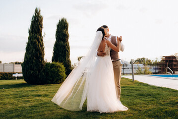 wedding dance of the bride and groom