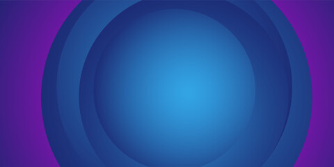 Obraz premium Gradient background. Abstract circle papercut smooth color composition.