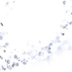 Abstract background with silver confetti, perfect for celebrations or festive designs.