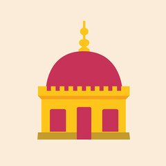 Majestic Dome and Golden Walls Exploring the Architectural Marvels of Islamic Religious Structures