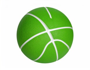 Green Basketball Isolated