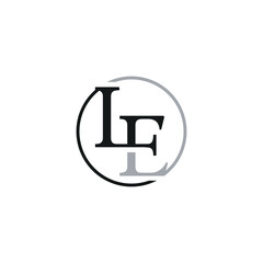 LE or EL logo design vector icon symbol