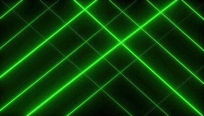 Green diagonal glowing lines on dark background