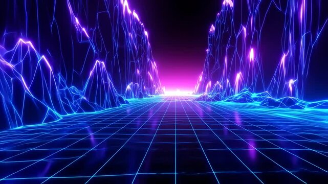 Abstract vibrant background design