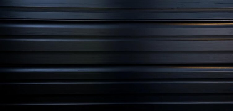 Sleek black metal with parallel, subtly textured stripes,  steel,  illustration