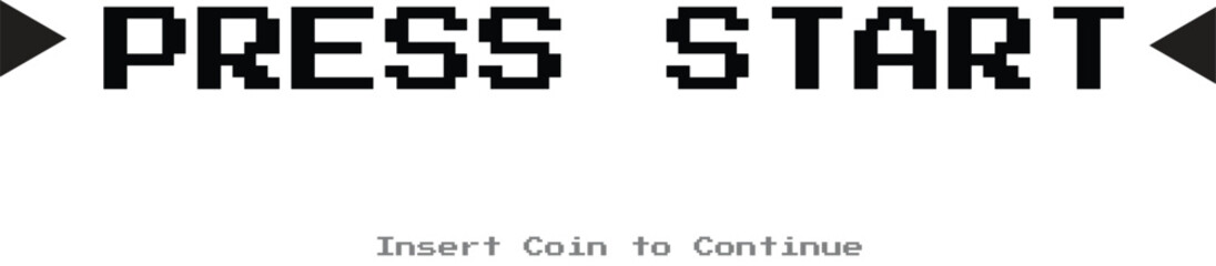 pixel press start Press Start