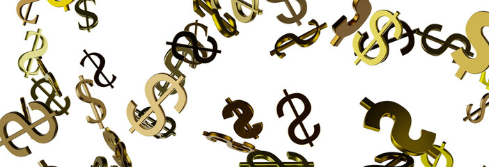 dollar sign business concept illustration