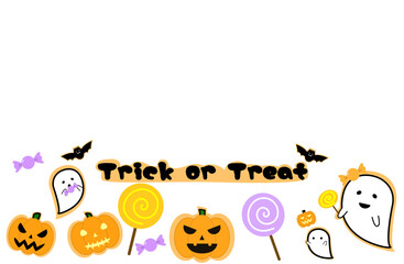Trick or Treat - Sweets background