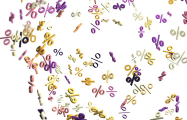 percent sign percentage icon interest rate