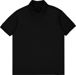 t shirt isolated on black