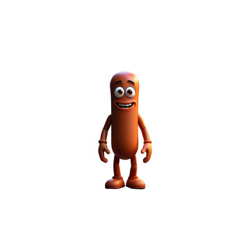 3D Free Fire  game Character Tung Tung Sahur Cartoon