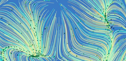 Colorful abstract background with dynamic flow lines. Perfect for design projects.