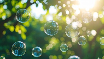 Bubbles in the air