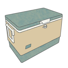 Watercolor Camping Cooler Box