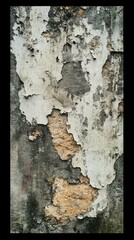 Peeling Paint on Old Wall Texture with Cracked Surface