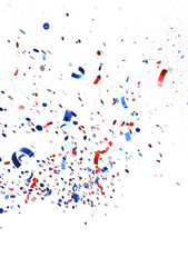 Colorful confetti explosion. Perfect for festive designs, celebrations, and party themes.
