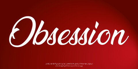 Obsession – Stylish Handwritten Font